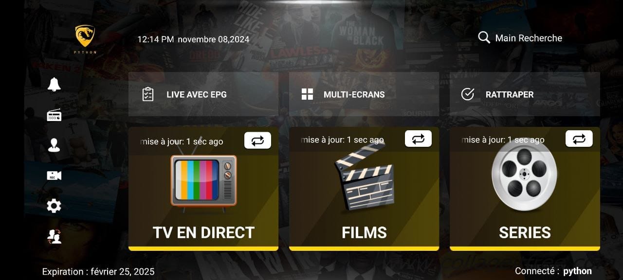 PYTHON TV Premium IPTV APK